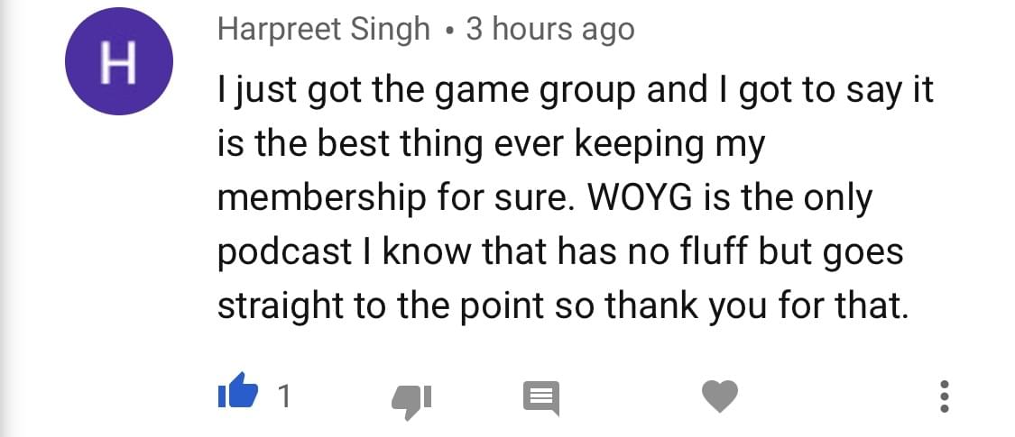 Game Group Membership 